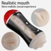 Version 1.0.0 VIP01 Double head Male Masturbator Airplane Cup - 3D Realistic Pocket Pussy Stroker