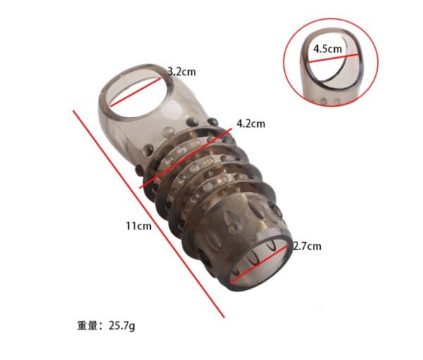 VIP23 Wolf Tooth Penis Sleeve - Thickening & Extending Textured Cock Sleeve