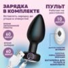 VIP13 Remote Control Vibrating Anal Plug - 10-Frequency Wireless Butt Plug