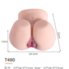 VIP45 Luxury Realistic Big Butt Airplane Cup – Premium TPE Plump Ass Male Masturbator