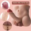 KY42 Lifelike Male Masturbator Torso -lifelike Soft Ass, Detailed Penis & Testicles