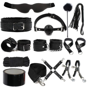VIP52 20-Piece Premium BDSM Bondage Kit - Complete Sex Toys Set for Couples