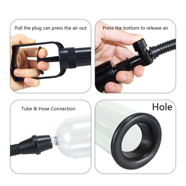 VIP20 Penis Pump Vacuum Enlarger - Male Penis Enlargement & Stretching Device