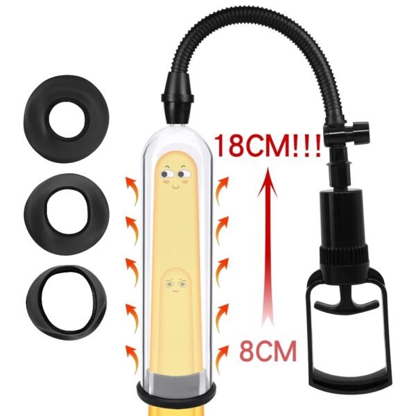 VIP20 Penis Pump Vacuum Enlarger - Male Penis Enlargement & Stretching Device