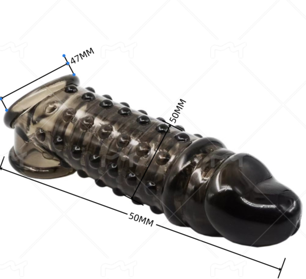 VIP26 Wolf's Tooth Crystal Set — Black-Textured Men's Wolf's Tooth Pleasure Wand