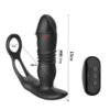 9d0f38905af94cebf18b138c5b86edc VIP15 Thrusting Prostate Massager with Remote - Telescopic Vibrating Anal Plug
