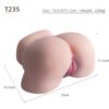 VIP44 High-Quality Realistic Big Butt Vagina Masturbator - Premium Silicone Ass Airplane Cup