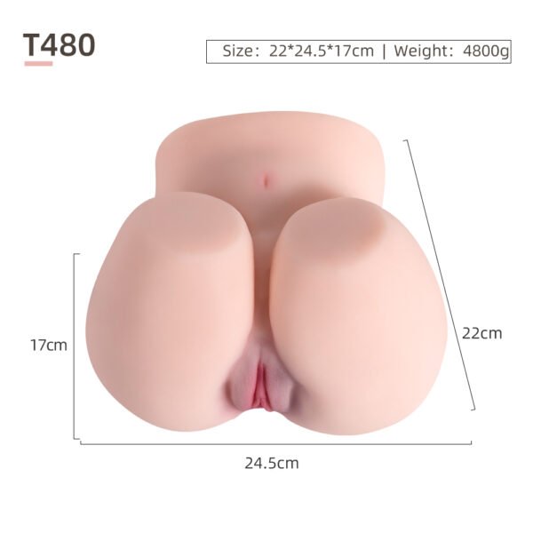 VIP45 Luxury Realistic Big Butt Airplane Cup – Premium TPE Plump Ass Male Masturbator