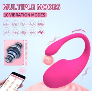 VIP10 Clitoral Vibrator - App-Controlled Couple's Vibrator with 10 Vibration Modes