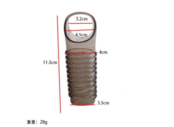 VIP23 Wolf Tooth Penis Sleeve - Thickening & Extending Textured Cock Sleeve