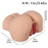 KY14 Ultra-Realistic Big Booty Sex Doll Torso - Soft Ass & Tight Vaginal Stroker