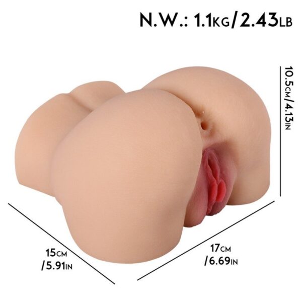 KY14 Ultra-Realistic Big Booty Sex Doll Torso - Soft Ass & Tight Vaginal Stroker