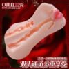 VIP42 Ultra-Realistic Double Hole Male Masturbator with Silicone Face – Oral & Anal Pleasure
